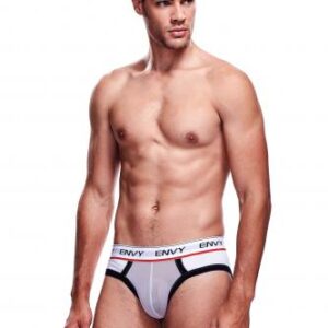 Envy Transparent Men's Brief - White
