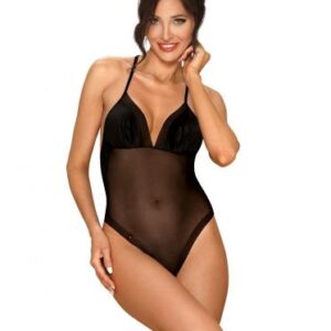 Alifini Sheer Bodysuit With Wing Print - Black