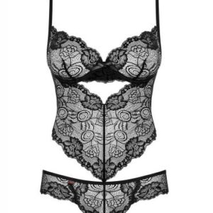 Alluria Lace Bodysuit - Black