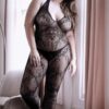 Good As Hell Crotchless Catsuit - Curvy